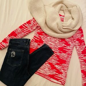 Coral Calvin Klein Sweater -Size M